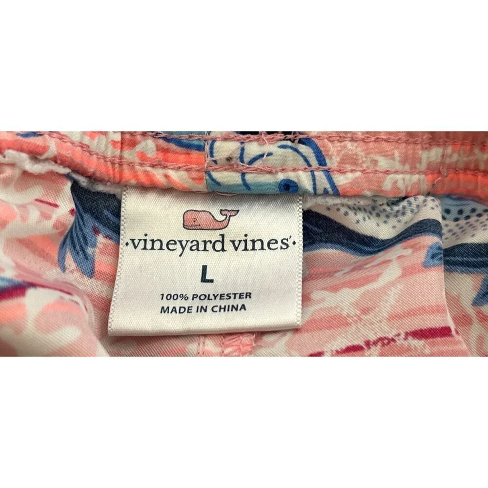 Vineyard Vines Tropical Tarpon Chappy Trunks Size large